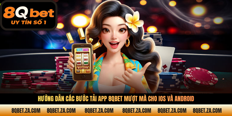 Hướng dẫn các bước tải app 8QBET mượt mà cho iOS và Android